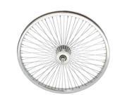 20in Steel Front Bike Wheel 14G 72 Spoke Chrome