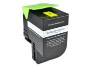 Print.Save.Repeat. Lexmark 801HY Yellow High Yield Toner Cartridge for CX410 CX510 [3 000 Pages]