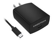 CHOETECH 5V 3A 15W USB Type C Travel Charger with USB C to USB C Cable for Lumia 950xl 950 Nexus 5x 6p HTC 10 and Other Type C 5V Supported Devices