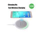 CHOETECH QI Fast Wireless Charger for Galaxy Note 7 Note 5 S7 S7 Edge S6 Edge and All Qi Enabled Devices Adaptive Fast Charger Included