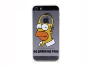 New pattern Protective Phone Back Case Cover For For iPhone 5 5S HOMER SIMPSON Cute Plastic Design Items Mobile Cell Phone Accessories SCREEN Protector