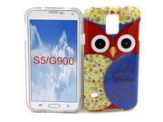 Cute Owl Birds silicone tpu soft back case cover for samsung galaxy s5 i9600 with free gift