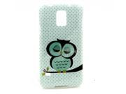 cute owl birds cartoon soft back case for samsung galaxy s5 i9600