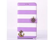 For Samsung Galaxy note2 N7100 Pirate Ship Stripe Rainbow Wallet Stand Card Slots Leather Case Cover High Quality New Arrive!