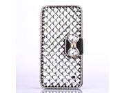 For iPhone 5C Large Scale Pieces of Crystal Glass Diamond Holster Leather Full Body Case With card slot Cover with Stand Hot Sale! High Quality