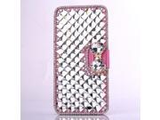 For Iphone 6 PLUS 5.5 Large Scale Pieces of Crystal Glass Diamond Holster Leather Full Body CaseWith card slot Cover with Stand High Quality