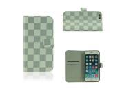 Plaid Flip Leather Cases For iPhone 6 4.7 Wallet Case Cover With Card Slot Wholesale! Drop Shipping High Quality