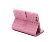 For iphone 5G Pure Hand woven Bussiness Stand Leather Capa Flip Cover ID Card Slot Case For iphone 5G Capa 6 colors Hot Sale!!!