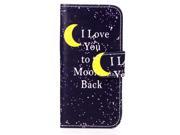 AIYZE Cartonn Painting PU Leather Case For iPhone 5C Stand Protective Cover With Wallet Bag Card Slot Soft Back Cover