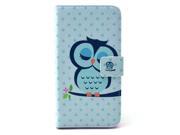 AIYZE Case for Samsung Galaxy S6 Edge Premium PU Leather Flip Wallet Card Slot and Kickstand Design TPU Case Cover [Beautiful Pattern] Owl sleep