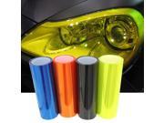 12 Colours 12 40 30CMX100CM Auto Car Light Headlight Tailght Tint Styling Durable Waterproof Vinyl Film Sticker