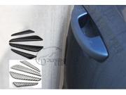 4 pcs set Durable New Car Styling Car Door Anti collision Prevent Strip Carbon Fiber Car Stickers Black And White