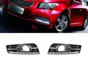 Brand New 2 Pcs Set Kit 9 LED Car Styling DRL High Quality Daytime Running Lights Fog Lights Without Turning Signal For Chevrolet Cruze 2009 2010 2011 2012 2013