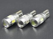 2 Pcs Lot Universal Brand New Car Auto T10 194 W5W Canbus 6 SMD 5630 5730 LED Light Bulb Parking Driving Fog Light Color Crystal Blue High Quality