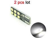 Good Quality 2 Pcs Lot High Power T10 W5W LED Canbus 12 SMD 2835 Light Source DC 12V Clearance Universal Car Auto Lights Bulbs Color White