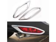 2 Pcs Set Rear Lamp Tail Light ABS Trim Cover Decoration Garnish Protection Accessories For Honda HRV HR V Vezel 2014 2015 2016