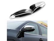 New ABS Rearview Mirror Cover Trim Decoration Garnish Protection Accessories For Toyota Highlander 2014 2015 Pack Of 2