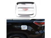 Fuel Tank Cap Decoration Cover Sticker For Toyota Highlander 2014 2015 ABS Auto Trim Garnish Accessories