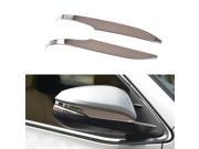 2 pcs set Rearview Mirror Molding Trim Cover For Toyota Highlander 2014 2015 Decoration Protection Accessories