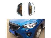 2 Pcs Set Car Styling Headlight Clean Washers Sequins Cover For Mazda CX 5 CX5 2013 2014 2015 ABS Trim Decoration Accessories