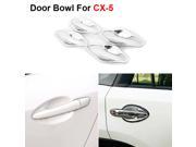 Brand New 4 pcs set ABS Chrome Styling Car Door Bowl Handle Cover Frame For Mazda CX 5 CX5 2013 2014 2015 Auto Trim Decoration Accessories