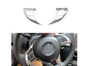 2 Pcs Set Auto Car Steering Wheel Sequins Cover For Mazda CX 5 CX5 2013 2014 2015 ABS Trim Interior Decoration Accessories High Match