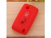 New Auto Car Silicone Remote Key Chain Cover Fob Case Holder Shell Bag Folding A Style 6 Colors For Citroen Elegant High Quality