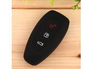 Reliable Quality Soft Silicone Auto Car Remote Key Chain Cover Holder Fob Case Shell Bag Smart C Style Compatible 6 Colors for Ford