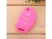 Durable Auto Car Silicone Remote Key Chain Cover Holder Fob Case Shell Bag Folding B Style Compatible 6 Colors for Kia High Quality