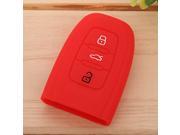New Auto Car Silicone Remote Key Chain Cover Holder Fob Case Shell Bag Compatible for Audi High Quality Smart Style 6 Colors