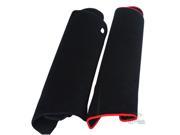 Interior Dash Cover Dashboard Protective Mat Shade Cushion Photophobism Dust proof Pad Carpet Compatible For Mazda 3 Axela Hatchback 2013 2014 2015 Red Line Bla