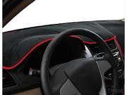 Interior Dash Cover Dashboard Protective Mat Shade Cushion Photophobism Dust proof Pad Carpet Compatible For Mazda 6 Atenza 2013 2014 Red Line Black Style
