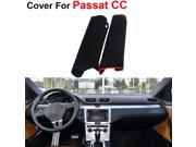 Interior Dash Cover Shade Cushion Photophobism Dust proof Pad Carpet Compatible For Volkswagen Passat CC 2012 2013 2014 Red Line Black Style Dashboard Protectiv
