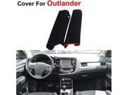 Car Interior Dash Cover Dashboard Protective Mat Shade Cushion Dust proof Pad Carpet Compatible For Mitsubishi Outlander Third Generation 2014 2015 Red Line Bla