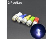 Brand New Universal Car styling DC 12V T10 W5W 10SMD 7020 LED Auto Lamp Light Source Clearance Lights High Power Four Colors Set of 2