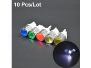 Brand New 10 Pcs Lot Universal Car styling T10 W5W 3SMD 5630 With Len LED Auto Lamp Light Source Clearance Lights High Power DC 12V Five Colors Best Quality
