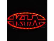 New Car Auto LED Cold Light 5D Front Back Logo Emblem Badge Laser Lamp Compatible For Kia Three Colors Red Blue White