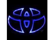 Auto LED Cold Light 5D Car Front Rear Logo Emblem Badge Laser Bulb Lamp Compatible For Toyota Three Colors Red Blue White