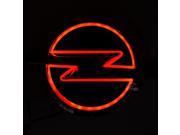 5D ABS Car Front Rear Logo LED Light Auto Emblem Badge Laser Bulb Lamp Compatible For Opel Three Colors Red Blue White