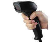 Wired Handheld USB Laser Barcode Scanner Reader With USB Cable Black for market Warehouse Hospital supermarket Commodity Query Logistics