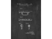 Bugle Patent Art Chalkboard