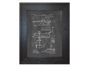 Method Of And Apparatus For Rating Time Pieces Patent Art Chalkboard Print in a Rustic Oak Wood Frame Method Of And Apparatus For Rating Time Pieces Patent Art Chalkboard Print in a Rustic Oak Wood Frame