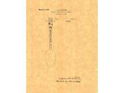Spoon Or Other Article Of Flatware Patent Art Print