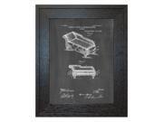 Lounge Patent Art Chalkboard Print in a Rustic Oak Wood Frame Lounge Patent Art Chalkboard Print in a Rustic Oak Wood Frame