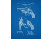 Revolver Patent Art Blueprint Revolver Patent Art Blueprint