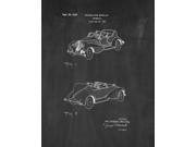 Design For An Automobile Patent Art Chalkboard