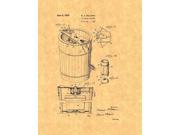 Ice Cream Freezer Patent Art Print