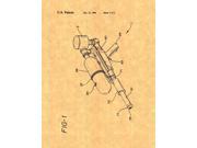 Double Tank Pinch Trigger Pump Water Gun Patent Art Print