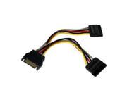 15 Pin SATA Male to 2 SATA Splitter Female Power Cable for cd dvd hard drive