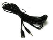 25FT 25 FT 3.5mm Audio Stereo Headphone Male to Female Extention Plastic Cable